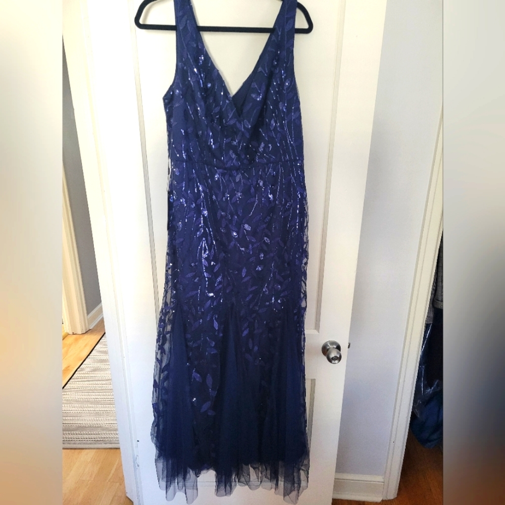 Navy blue formal dress